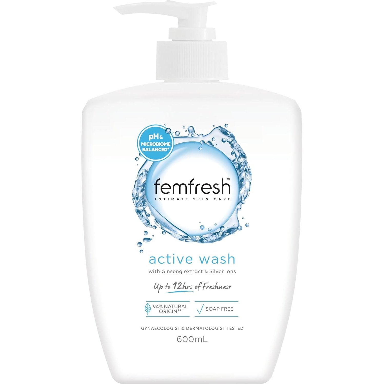 Femfresh Deodorising Active Intimate Wash 600ml