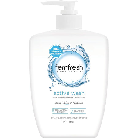 Femfresh Deodorising Active Intimate Wash 600ml