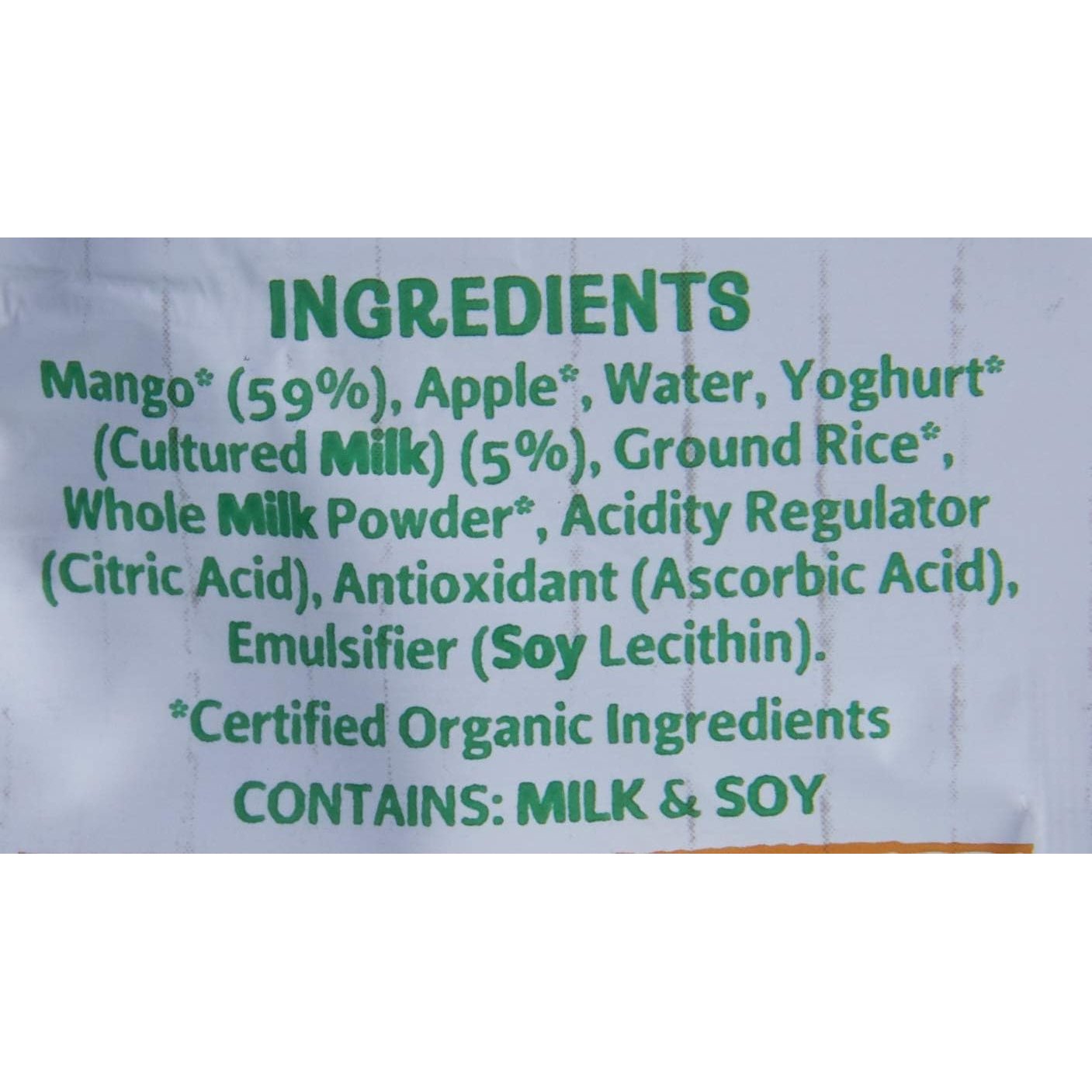 Only Organic Mango & Yoghurt Brekkie 8+ Months - 120g Pack of 6