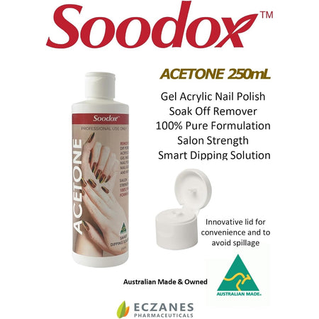Soodox Nail Polish Remover Acetone 250ml