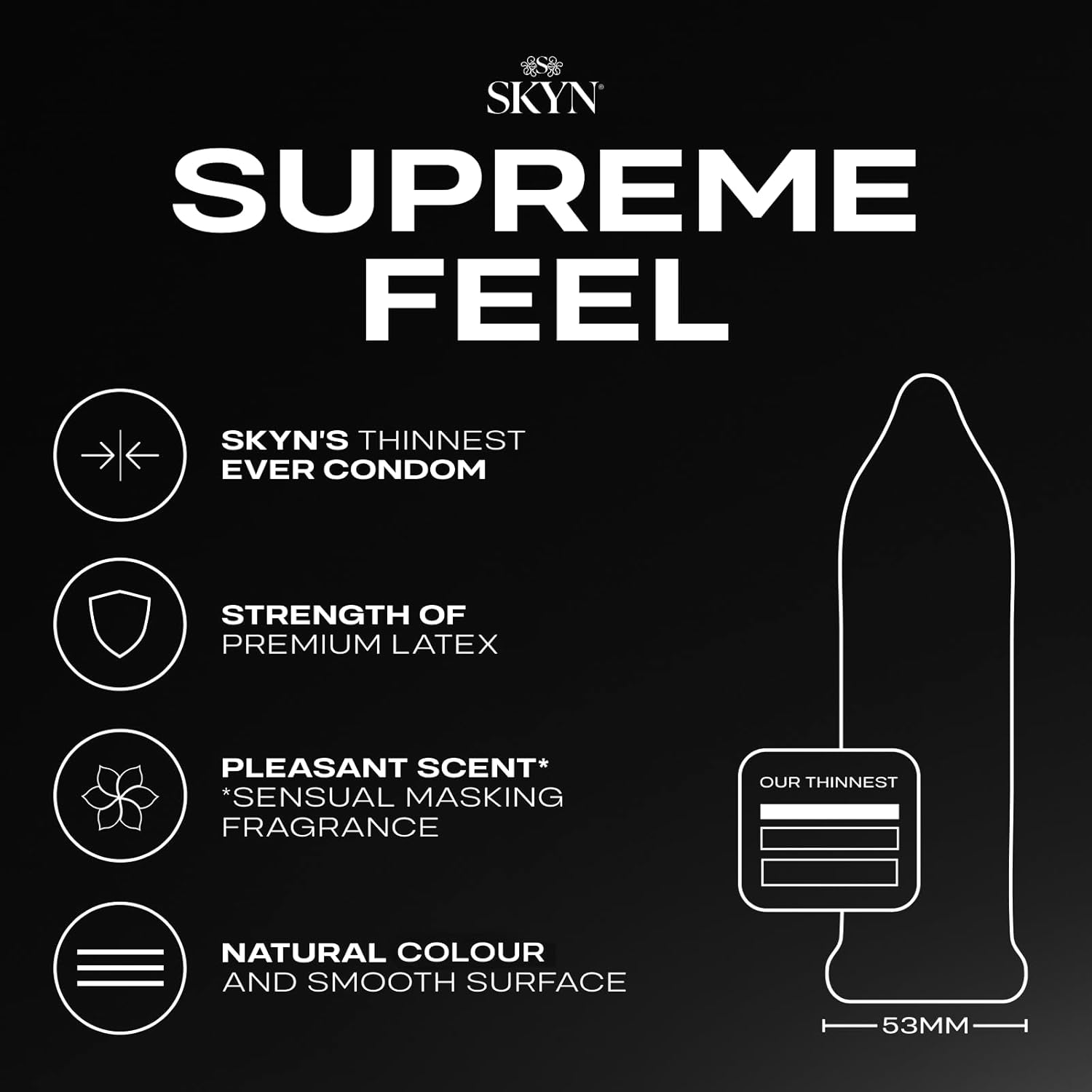 Skyn Supreme Feel Condom 10pk