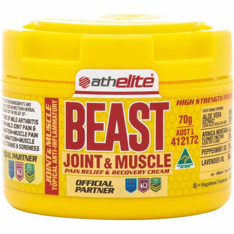 Athelite Beast Joint & Muscle Pain Relief & Recovery Cream 70g