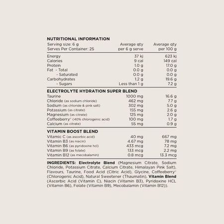 Switch Nutrition Hydrate Electrolytes No Added Sugar Assorted Flavours 20x6g