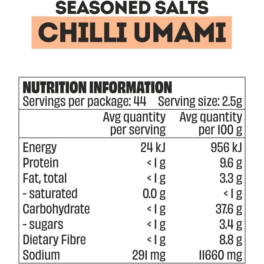 Mingle Chilli Umami Seasoned Salts 110g