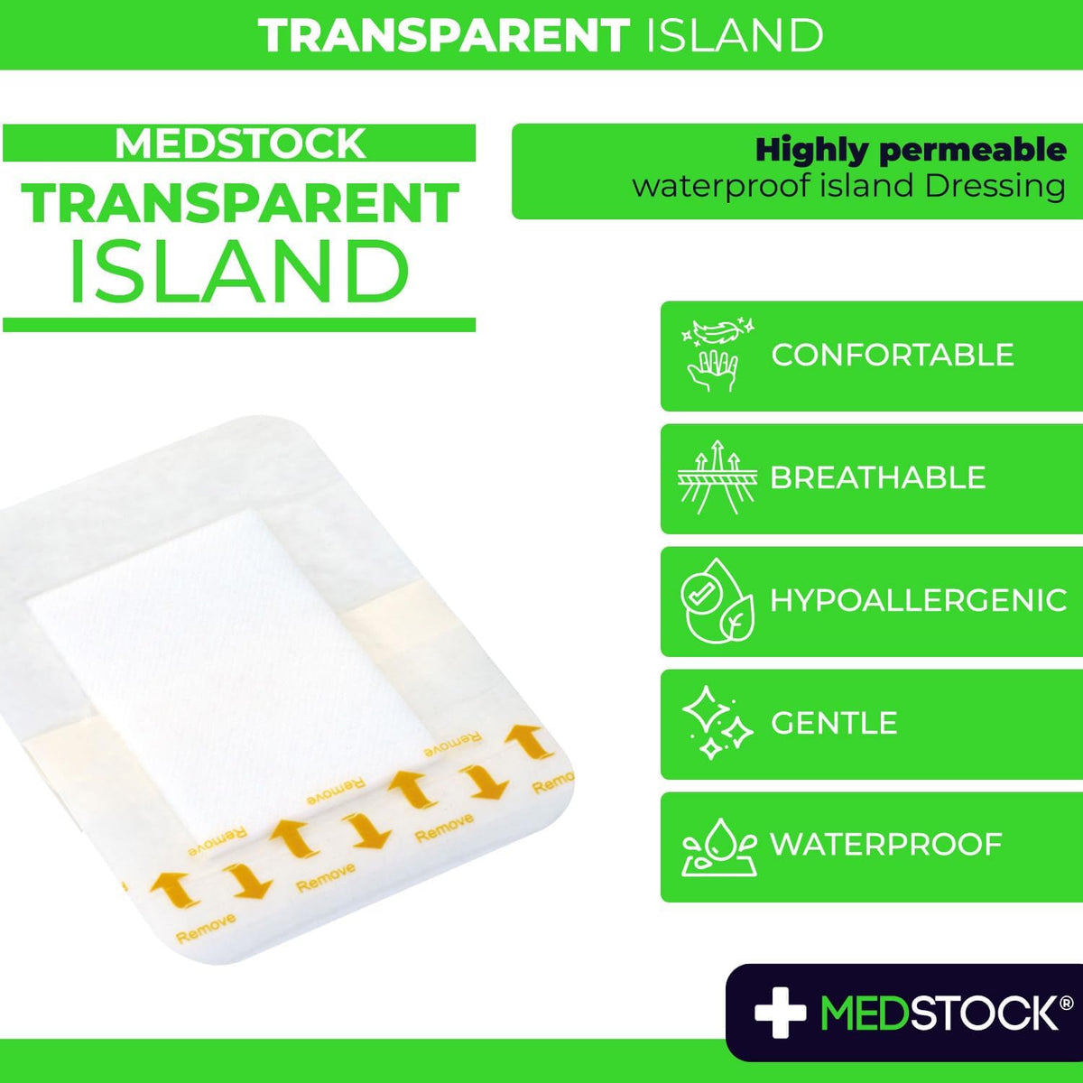 Medstock Tp Island 7 cmx10 cm 5Pack