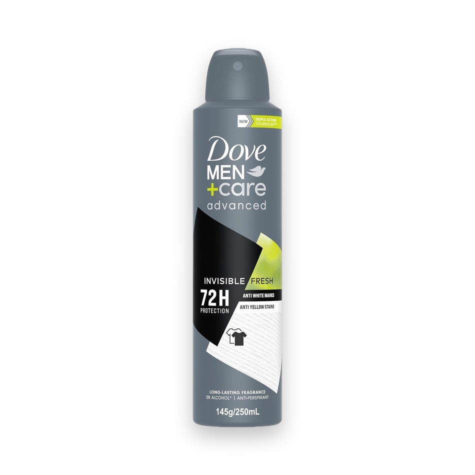 Dove Men+ Care Advanced Invisible Fresh 72h Antiperspirant Aerosol 250 mL