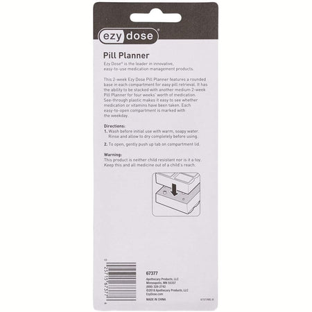 EZY Dose 67377 7/14 DAY MEDIUM PILL REMINDER