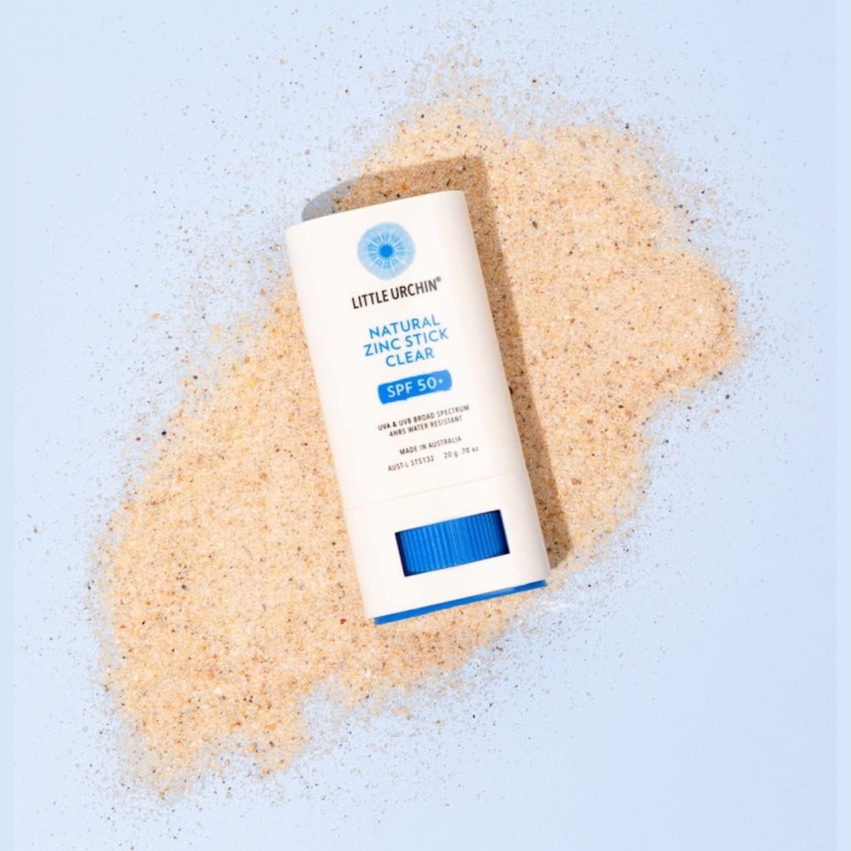 Little Urchin Natural Sunscreen Zinc Stick Clear SPF 50+ 20g