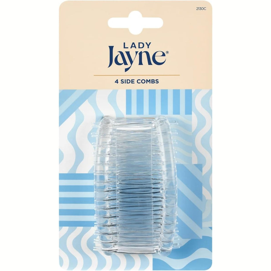 Lady Jayne Crystal Side Combs 4 Pack
