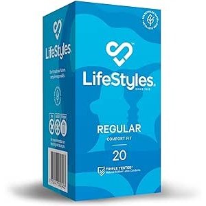 LifeStyles Regular Condoms 20 Pack