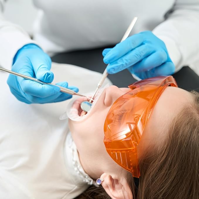 Medstock Blue Nitrile Gloves Medm 100Pk