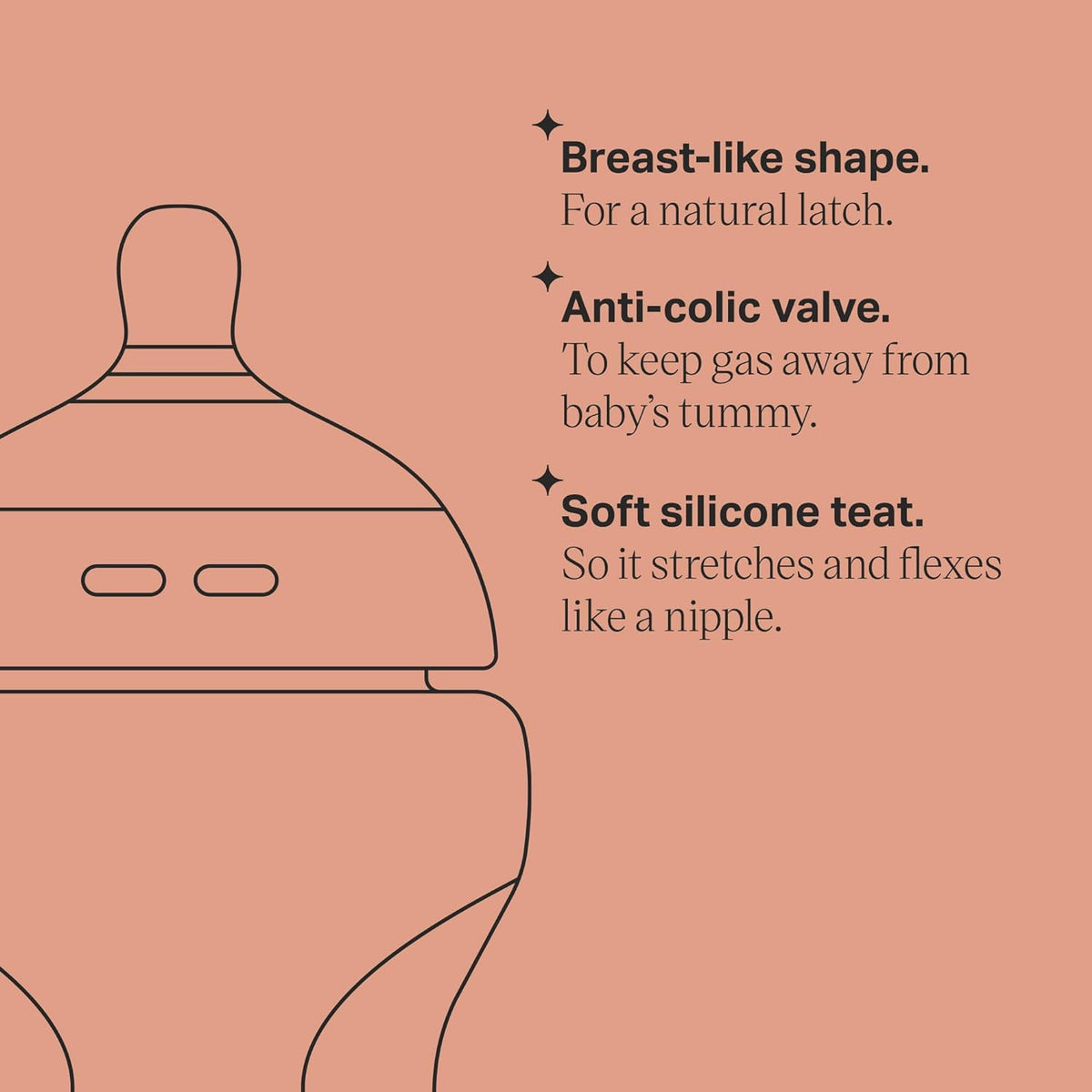 Tommee Tippee Natural Start 260ml PP Bottles Boy 3 Pack