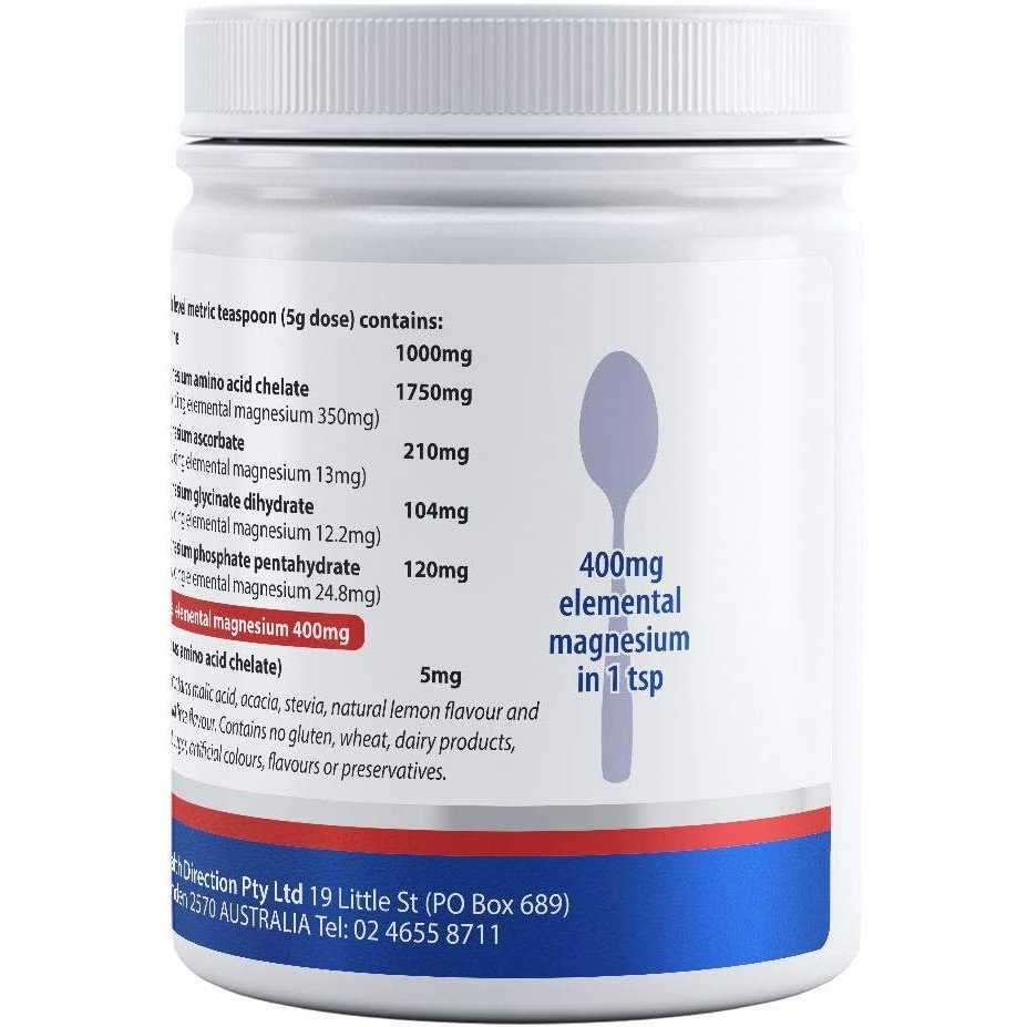 Cabot Health Magnesium Ultra Potent Citrus Powder 465g