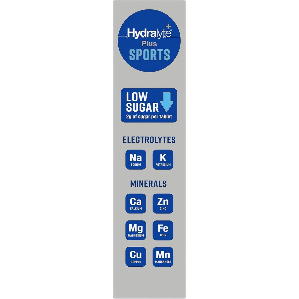 Hydralyte Plus Sport Effervescent Blueberry Blast 20 Tablet