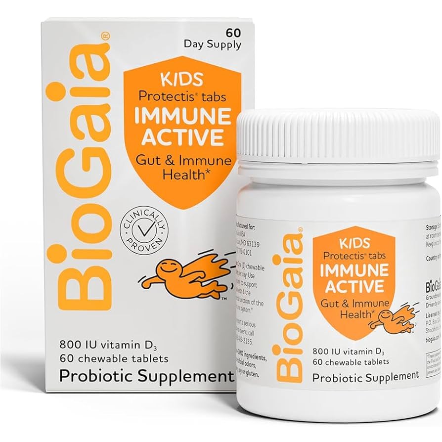 Biogaia Protectis Kids Chewables Orange Vitamin D 30Pk