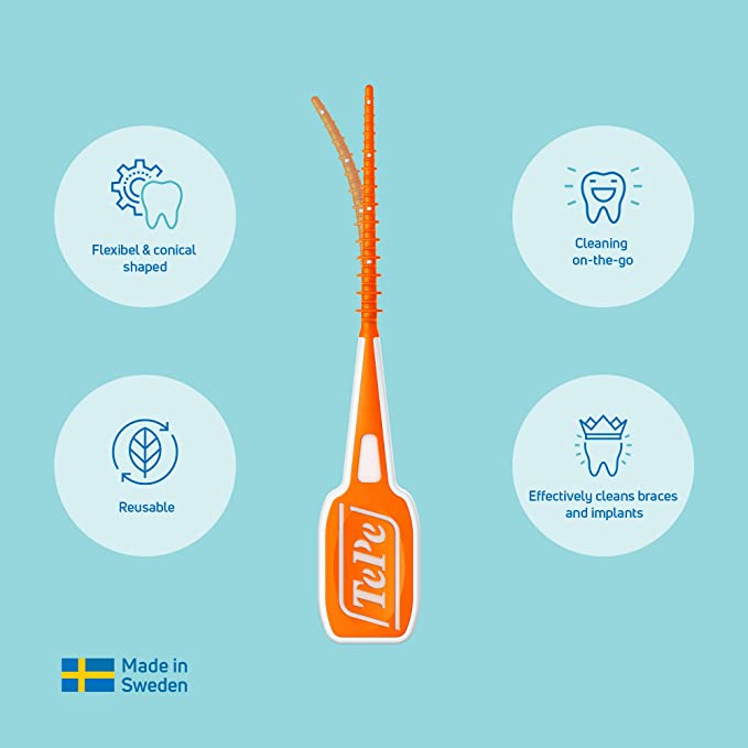 TEPE EasyPick Dental Picks XS/S Orange 36pk