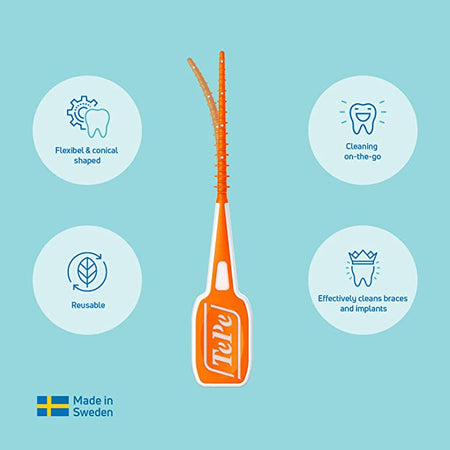 TEPE EasyPick Dental Picks XS/S Orange 36pk