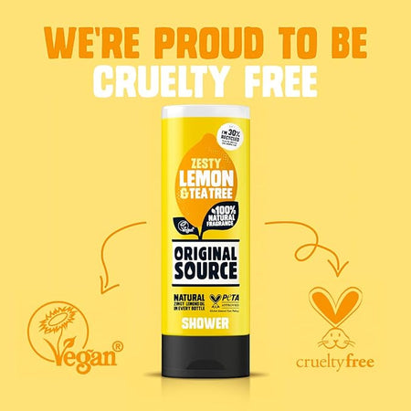 Original Source Lemon & Tea Tree Shower Gel, 250 ml