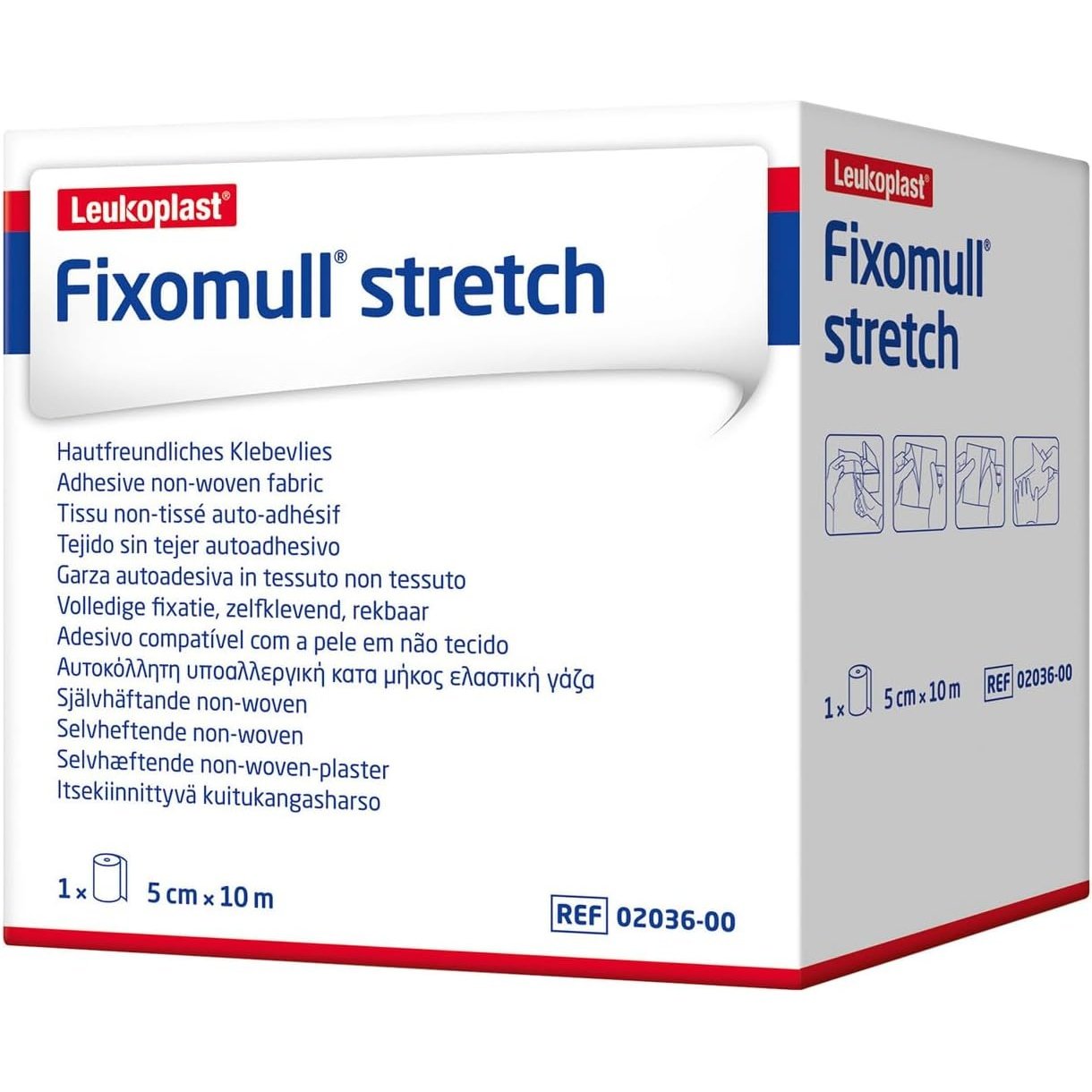 Fixomull Hypoallergenic Adhesive Non-Woven Fabric 5cm X 10m Roll