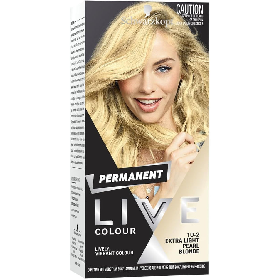 Schwarzkopf LIVE Colour Permanent 10.2 Extra Light Pearl Blonde