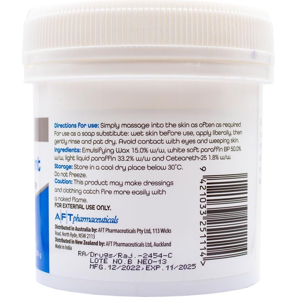 Topiderm Emulsifying Ointment 500g