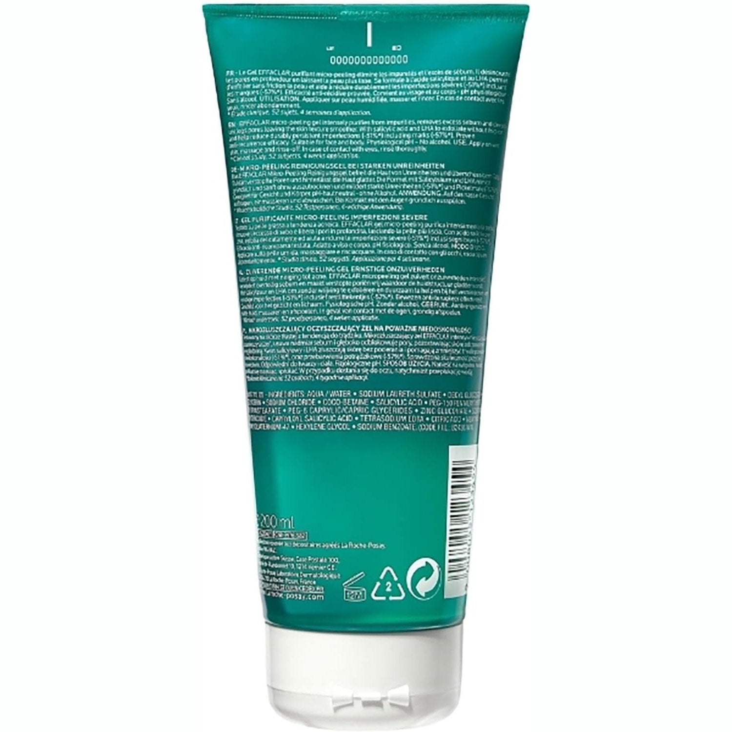 La Roche-Posay Effaclar Micro-Peeling Gel Cleanser 200mL