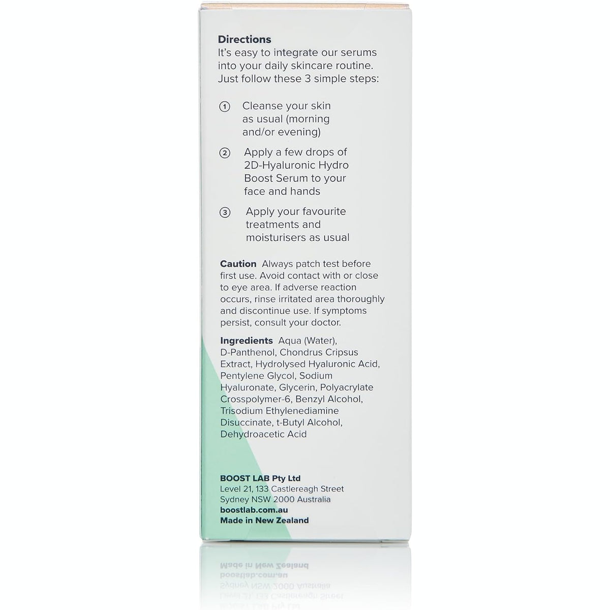 Boost Lab 2D-Hyaluronic Hydro Boost Serum 30ml