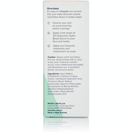 Boost Lab 2D-Hyaluronic Hydro Boost Serum 30ml