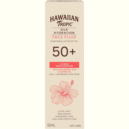 Hawaiian Tropic Silk Hydration Face Fluid 50ml