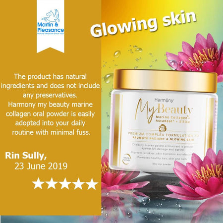 Martin & Pleasance Harmony My Beauty Marine Collagen + AstaReal + Silica 80g