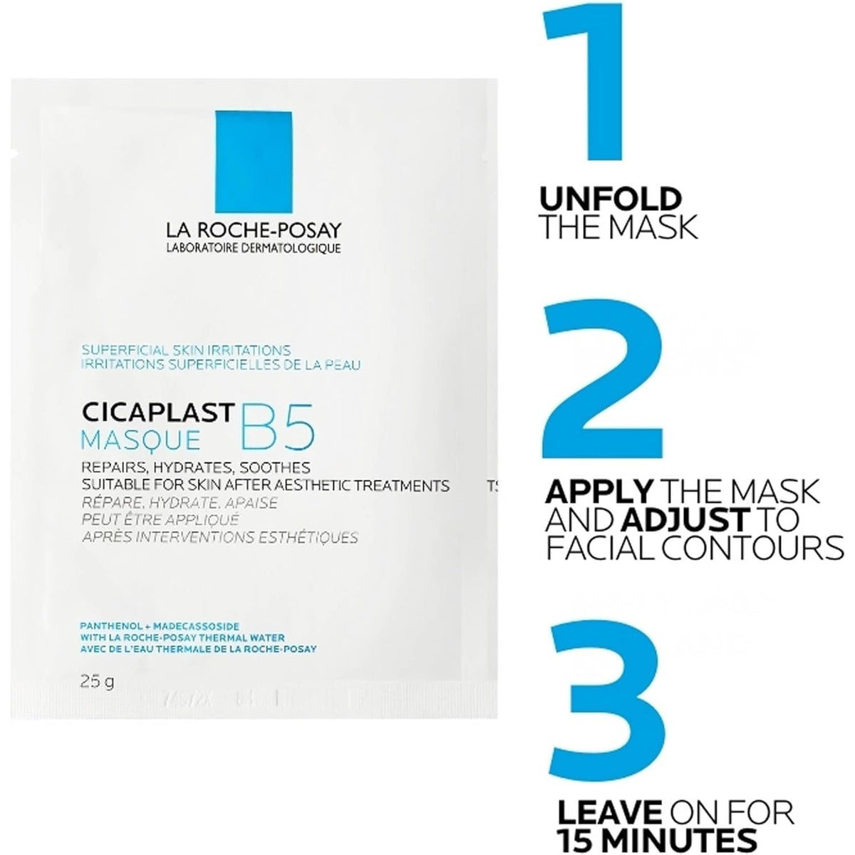 La Roche-Posay Cicaplast B5 Facial Sheet Mask 5 Pack