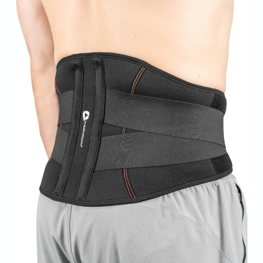 Thermoskin Thermal Adjustable Lumbar Support - Black Xxl