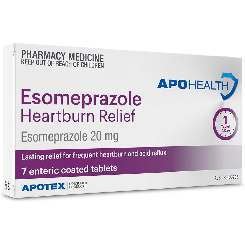 APOhealth Esomeprazole 20mg 7 Tablets