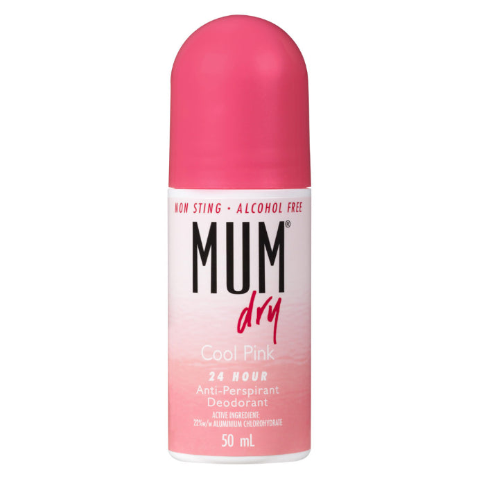 Mum Dry Antiperspirant Roll-on Deodorant Cool Pink 50ml