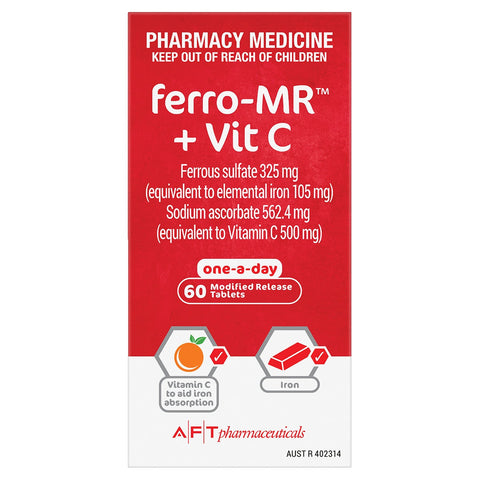 Ferro-MR Iron + Vitamin C 60 Tablets