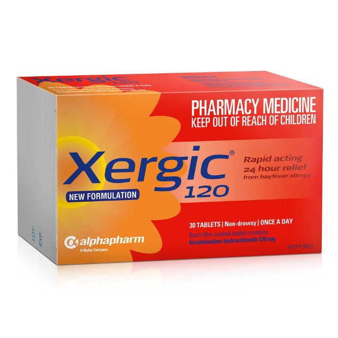 Xergic 120mg Tablets 30 Blister Pack
