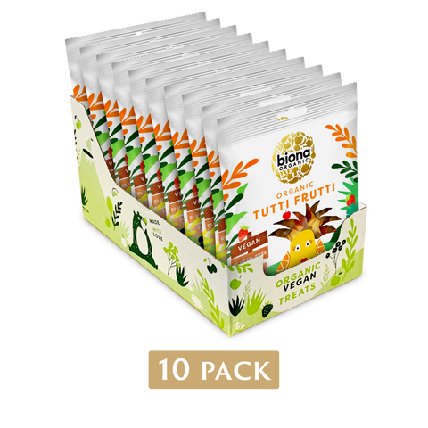Biona Organic Tutti Frutti 75g (Pack of 10)