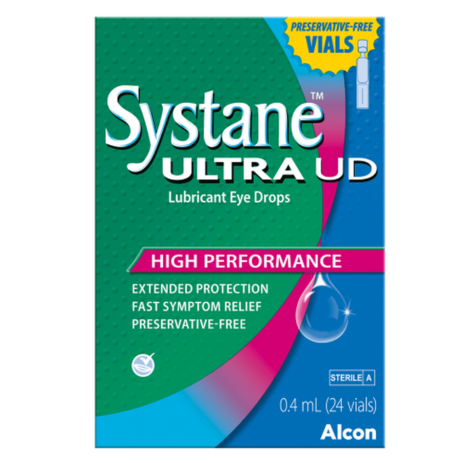 Systane Ultra UD Lubricant Eye Drops 0.4mL 24 Vials