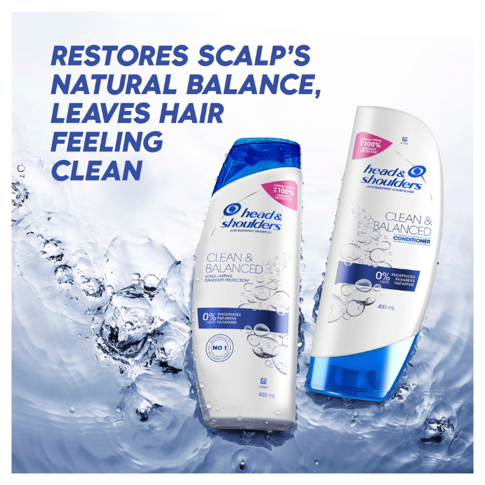 Head & Shoulders Clean & Balanced Anti Dandruff Conditioner 200ml