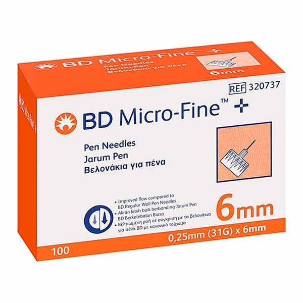 BD Micro-Fine 6mm Pen needles 31G 100