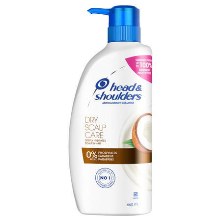 Head & Shoulders Dry Scalp Care Anti Dandruff Shampoo With Coconut Oil for Dry Scalp 660ml