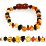 Nature's Child Amber Anklet - Mixed Colours 1Pk