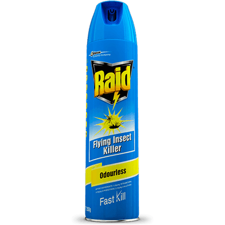RAID FLYING INSECT KILLER FAST KILL ODOURLESS 350g
