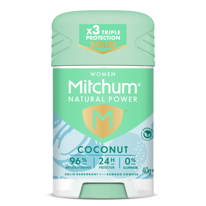 Mitchum for Women Natural Power Deodorant Stick Coconut 40g