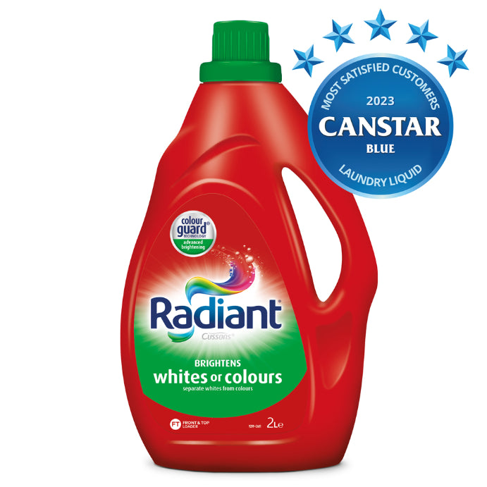 Radiant Fab Laundry Liquid Whites & Colours 2l
