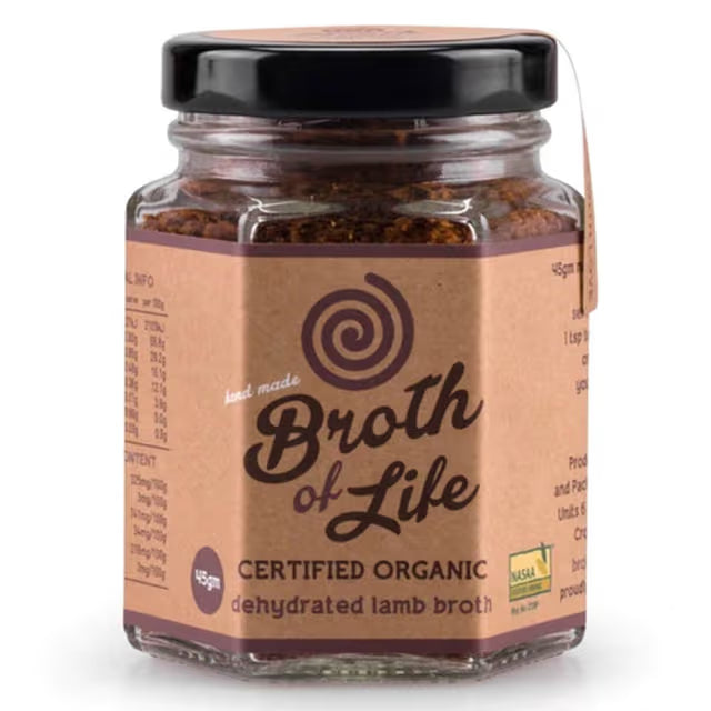 Broth Of Life Organic Dehydrated Lamb Broth Jar 45G