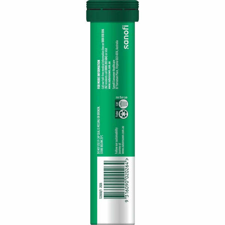 Nature's Own Magnesium + Energy Effervescent with B Vitamins & Caffeine 20 Tablets