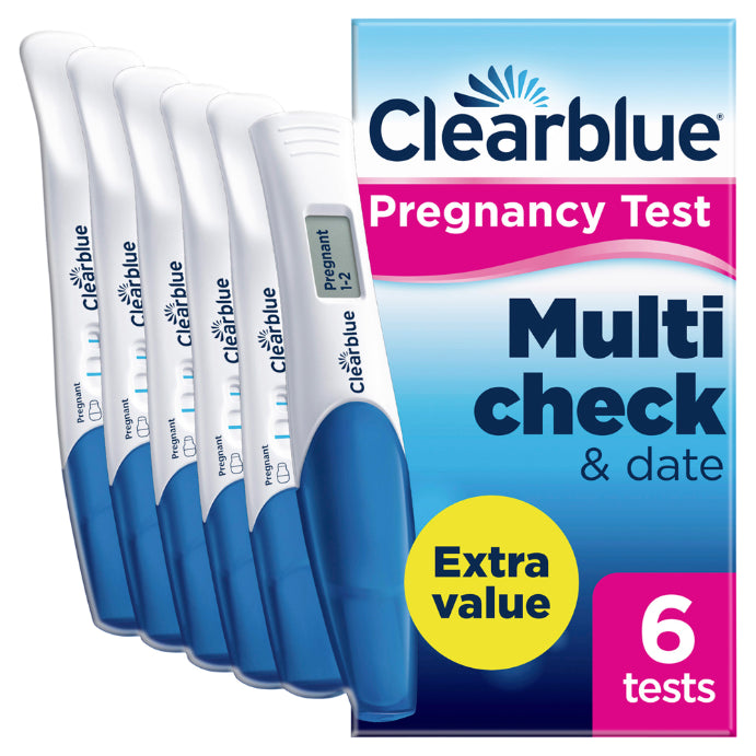 Clearblue Pregnancy Test Multi-check Combo 6 Pack