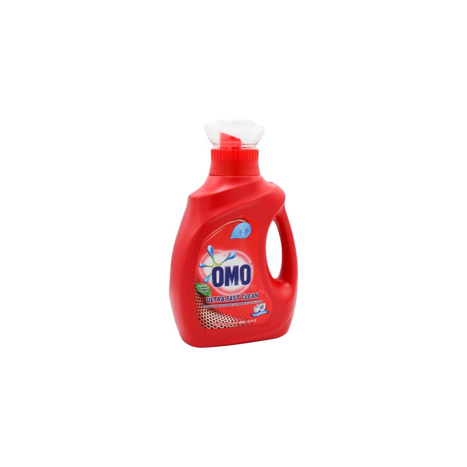 OMO LAUNDRY LIQUID DETERGENT ULTRA FAST CLEAN 968 ML