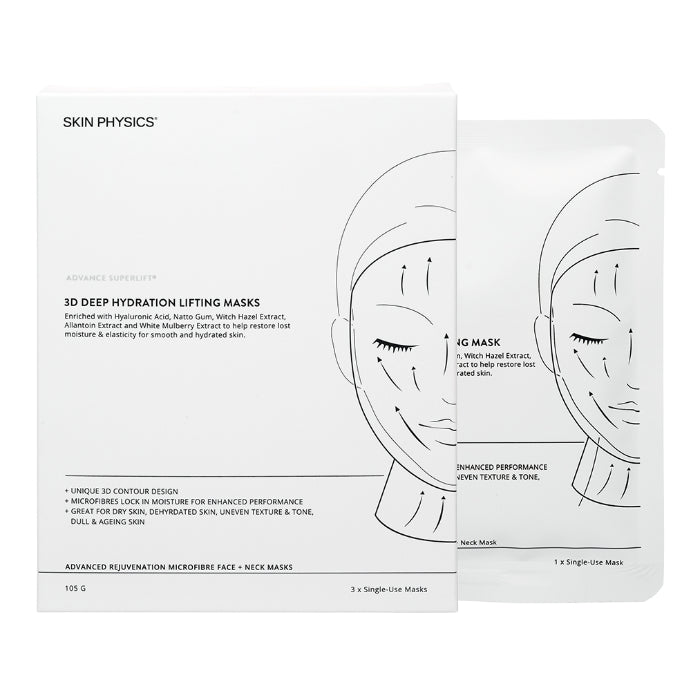 Skin Physics Advance Superlift® 3d Deep Hydration Lifting Masks 3 Pack